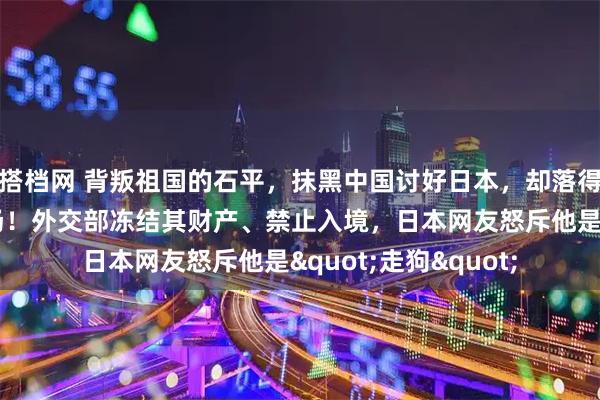 搭档网 背叛祖国的石平，抹黑中国讨好日本，却落得中日两国唾弃的下场！外交部冻结其财产、禁止入境，日本网友怒斥他是&quot;走狗&quot;